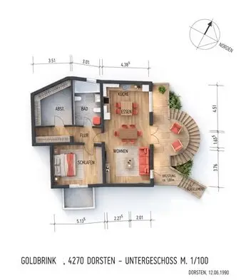 3 Zimmer Wohnung mit 103 m² in Dorsten – Bild 6