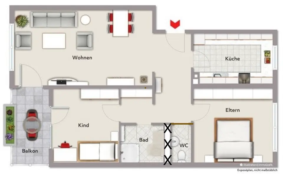 3 Zimmer Wohnung mit 90 m² in Ansbach – Bild 9