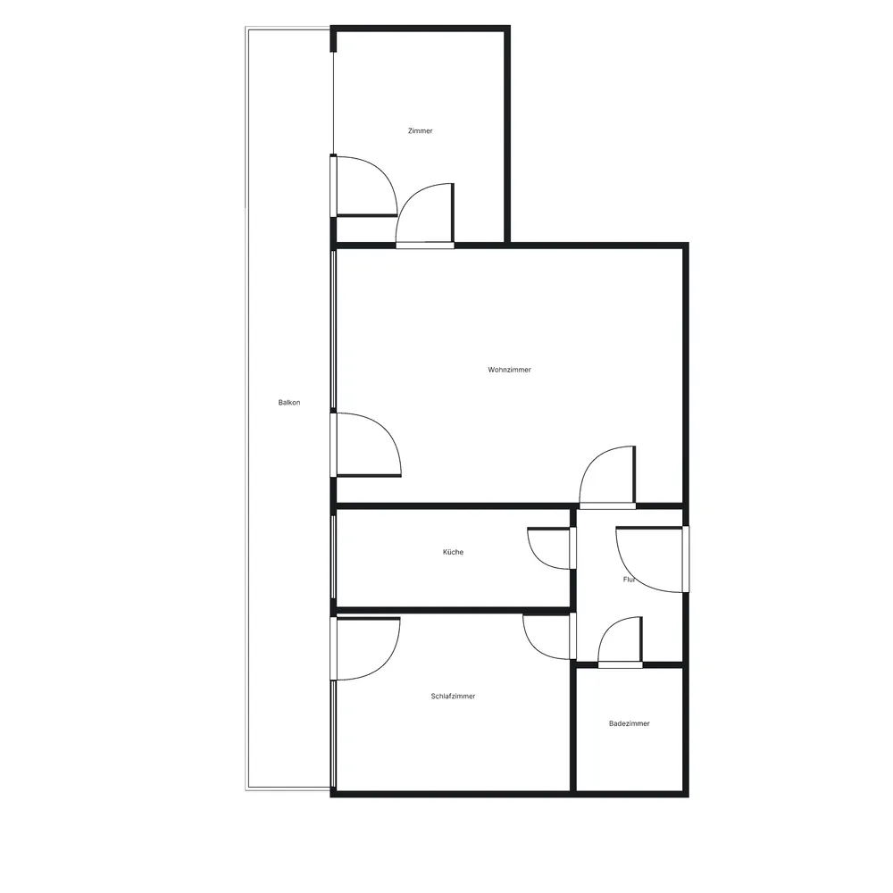2 Zimmer Wohnung mit 55 m² in Hamburg – Bild 2