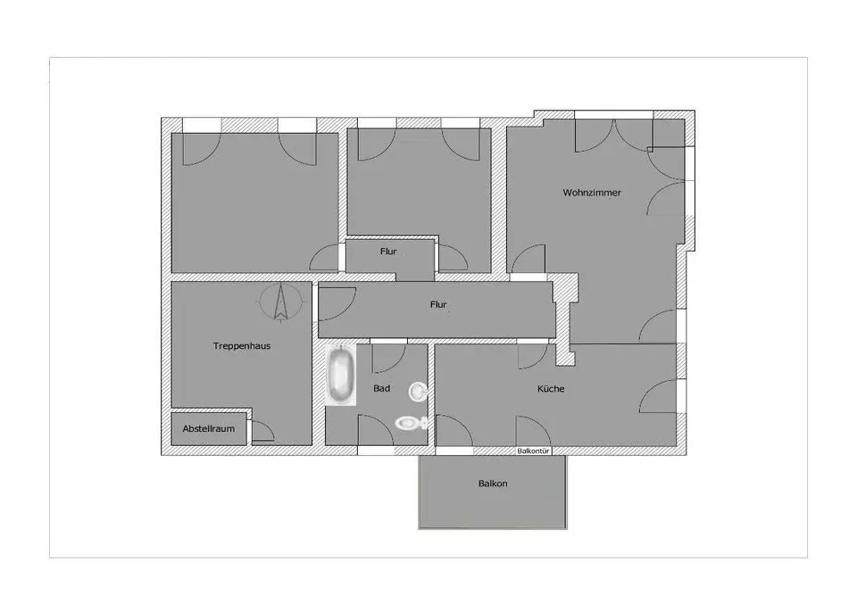 3 Zimmer Wohnung mit 92 m² in Meißen – Bild 8