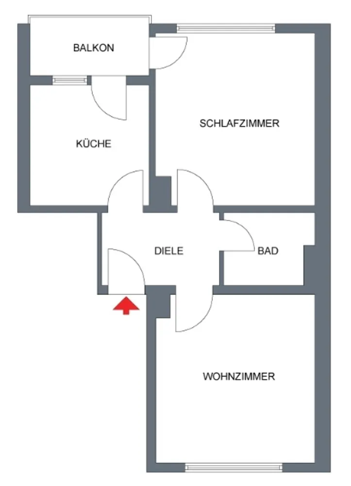 2 Zimmer Wohnung mit 50 m² in Mülheim an der Ruhr – Bild 2