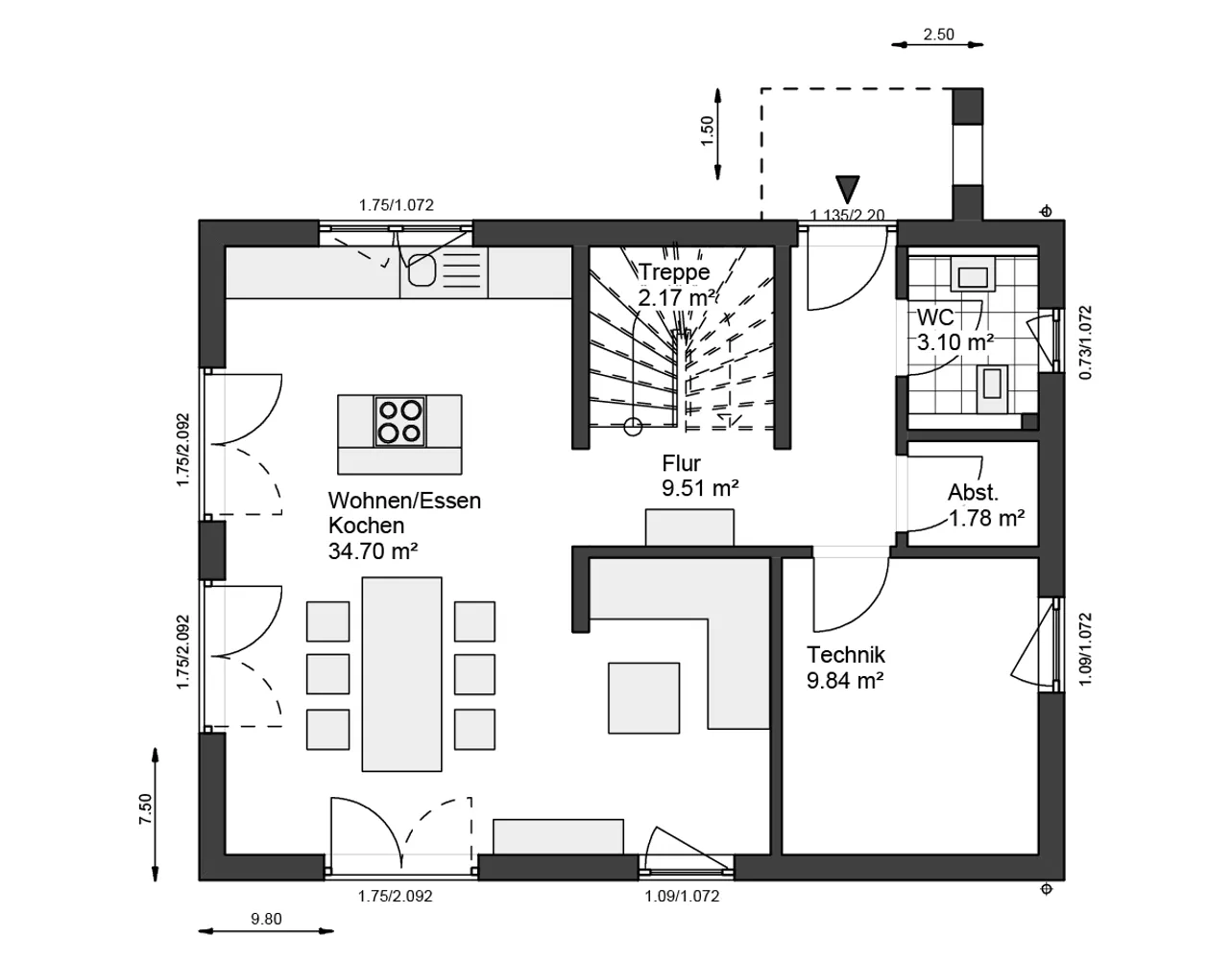 3 Zimmer Haus mit 122 m² in Mönchengladbach – Bild 2