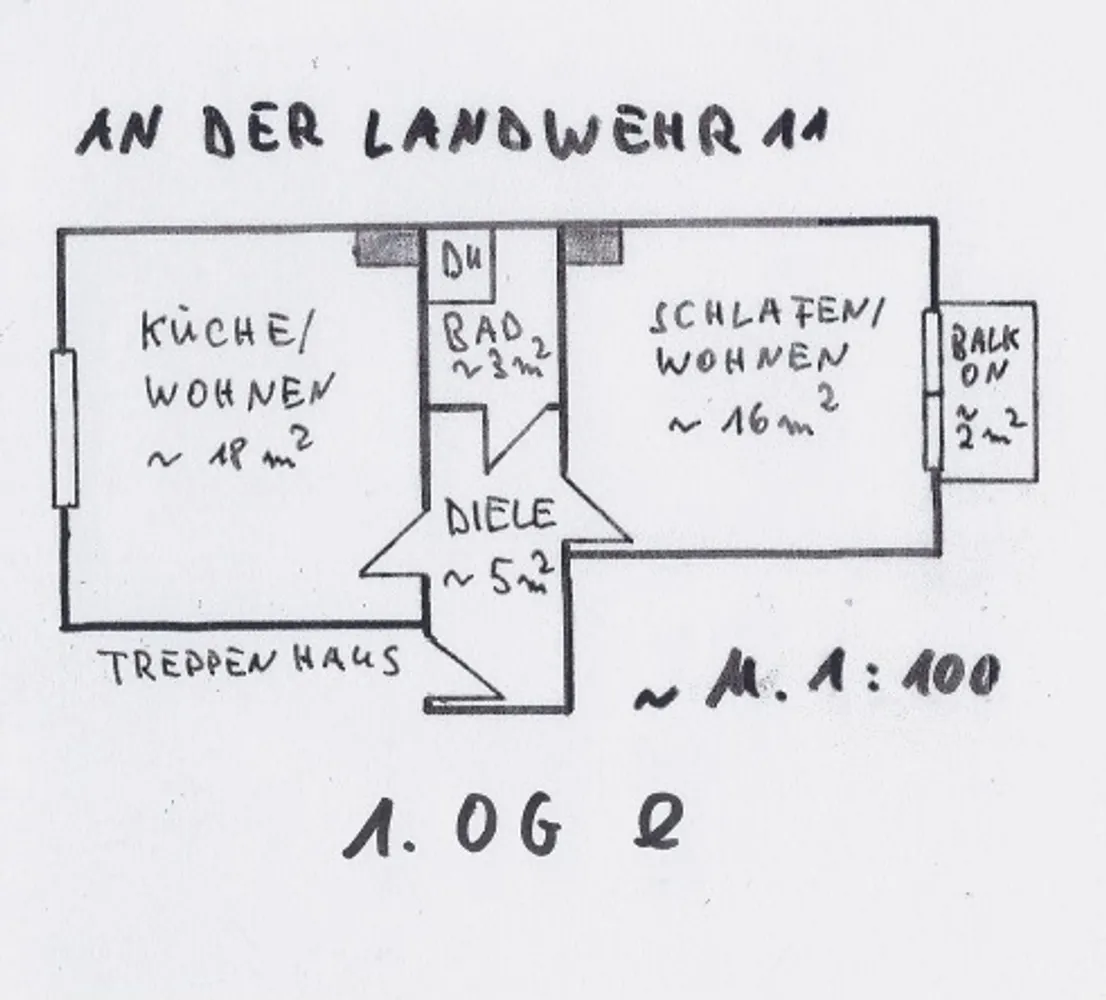 2 Zimmer Wohnung mit 43 m² in Bochum – Bild 2
