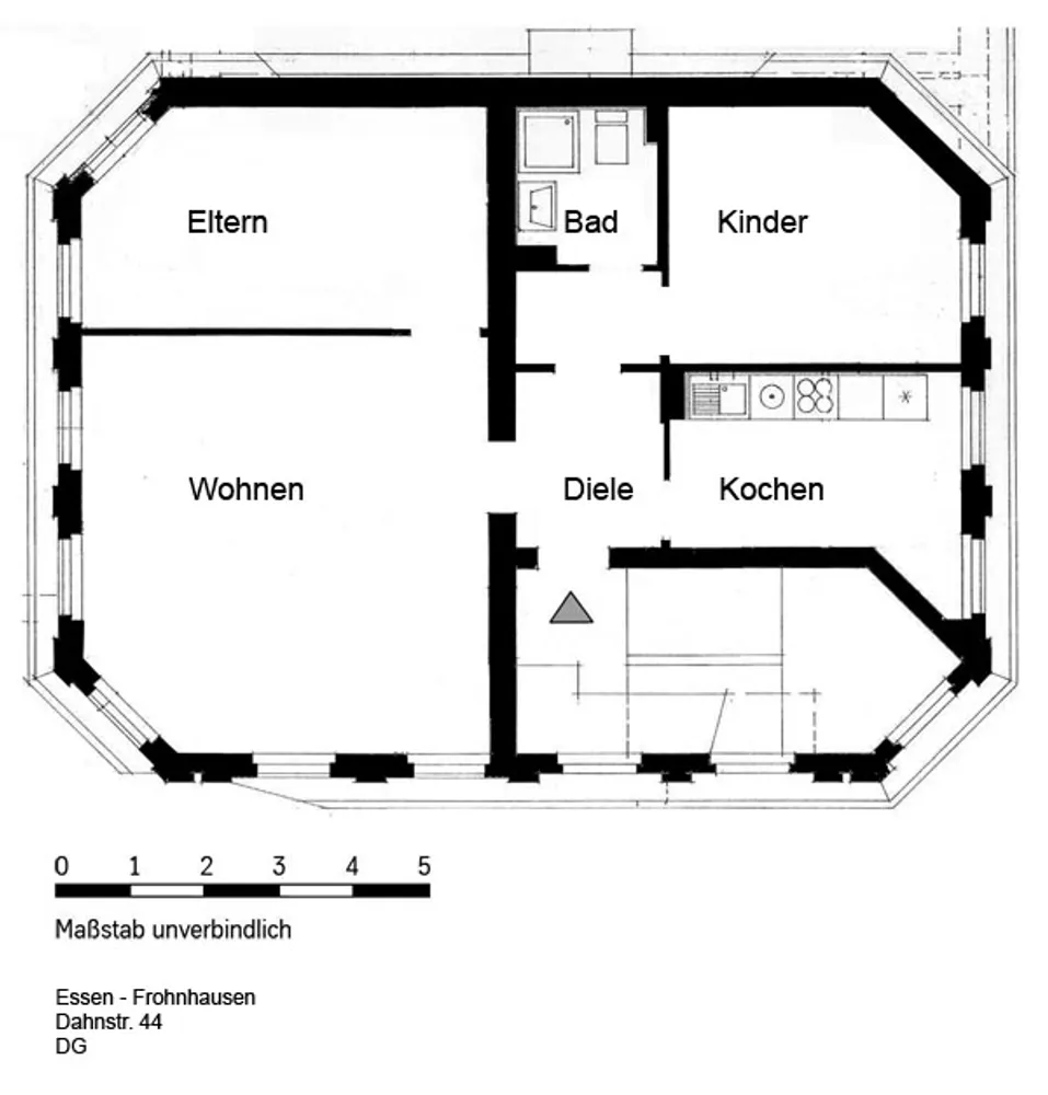 3 Zimmer Wohnung mit 79 m² in Essen – Bild 1