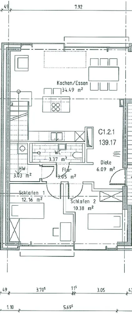 4 Zimmer Wohnung mit 139 m² in Hamburg – Bild 10