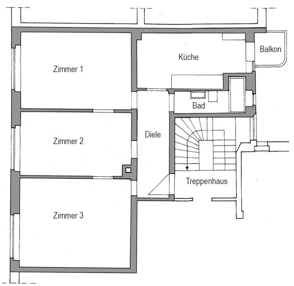 3 Zimmer Wohnung mit 76 m² in Karlsruhe – Bild 1
