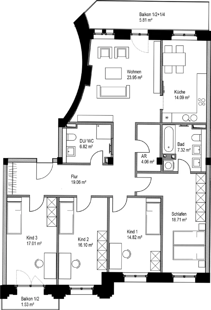 6 Zimmer Wohnung mit 149 m² in Leipzig – Bild 8