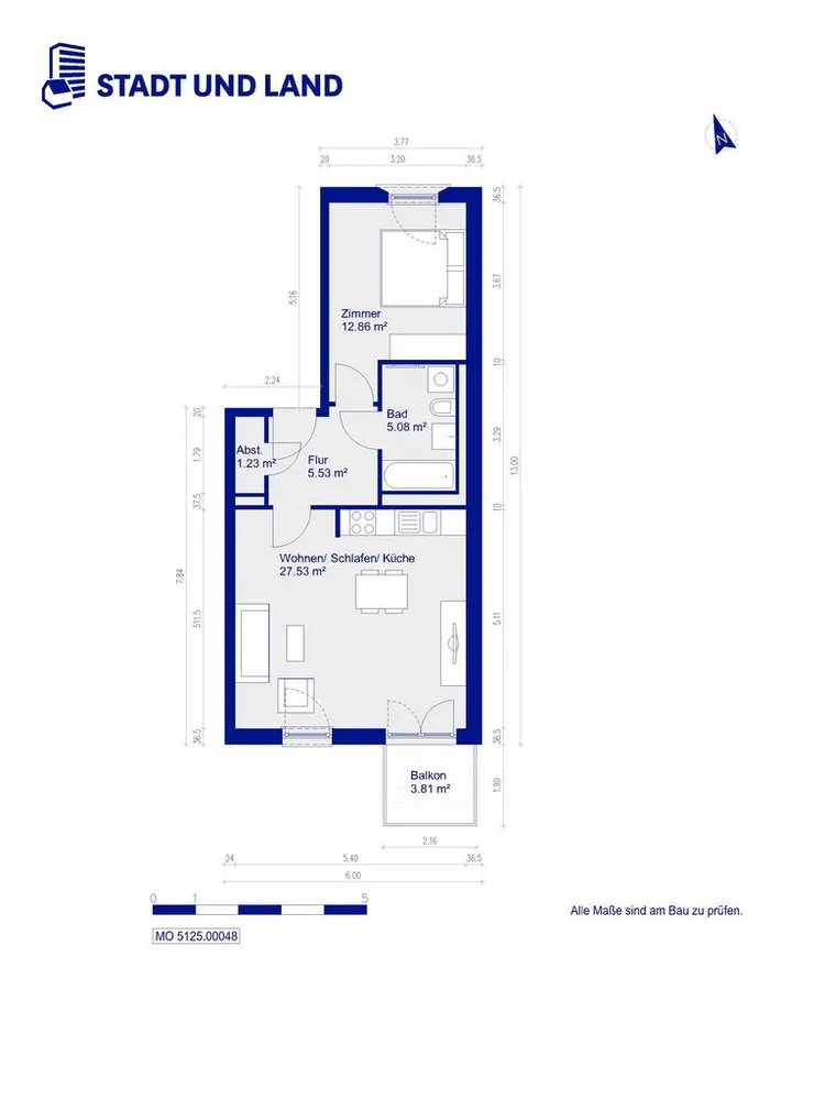 2 Zimmer Wohnung mit 53 m² in Berlin – Bild 9