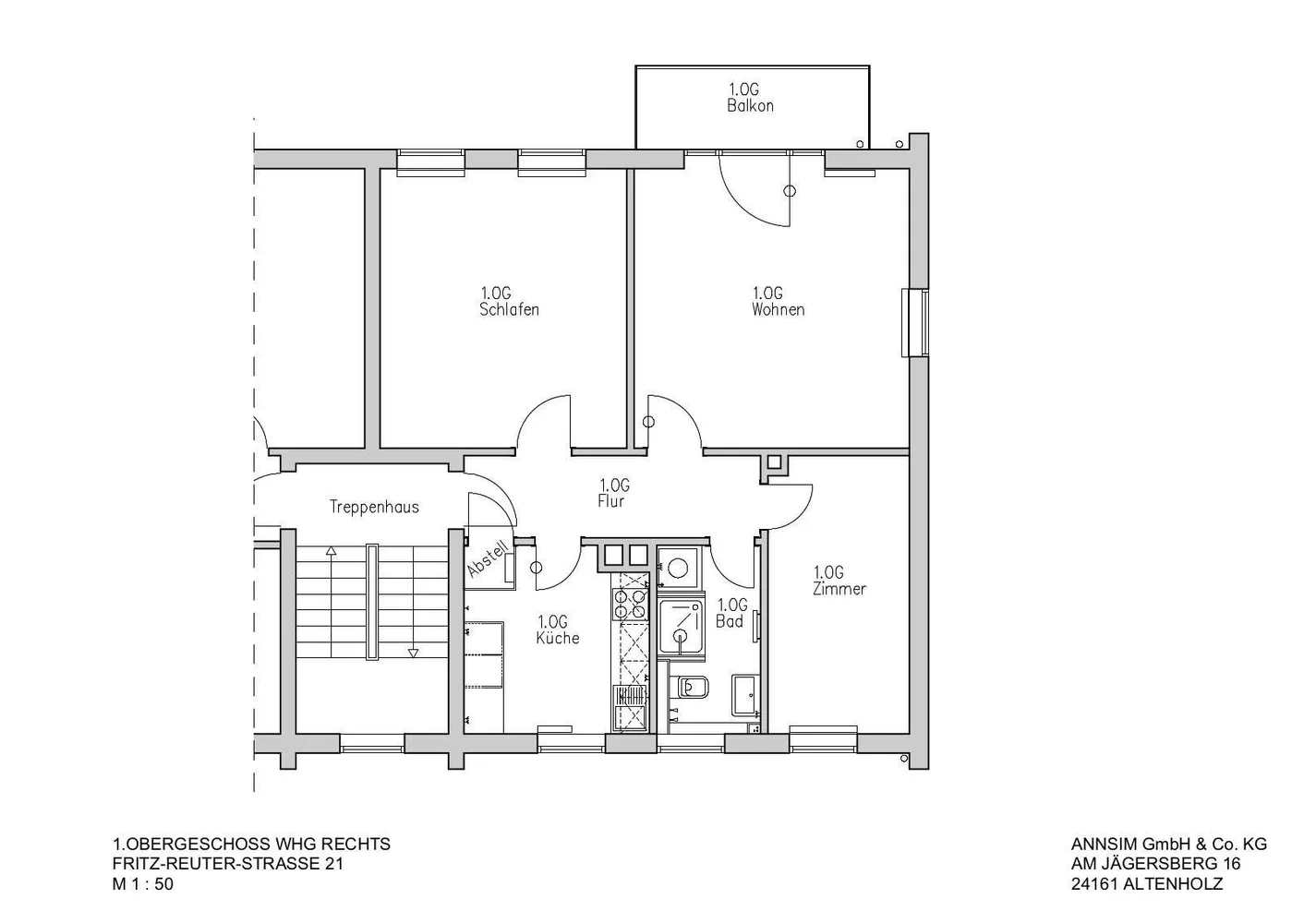 3 Zimmer Wohnung mit 66 m² in Kiel – Bild 9