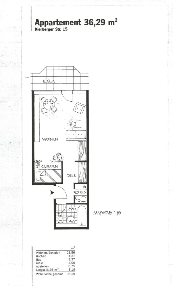 1 Zimmer Wohnung mit 36 m² in Köln – Bild 4