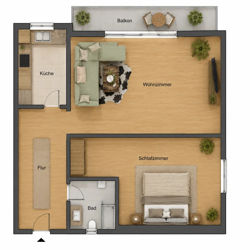 3 Zimmer Wohnung mit 64 m² in Stuttgart – Bild 6