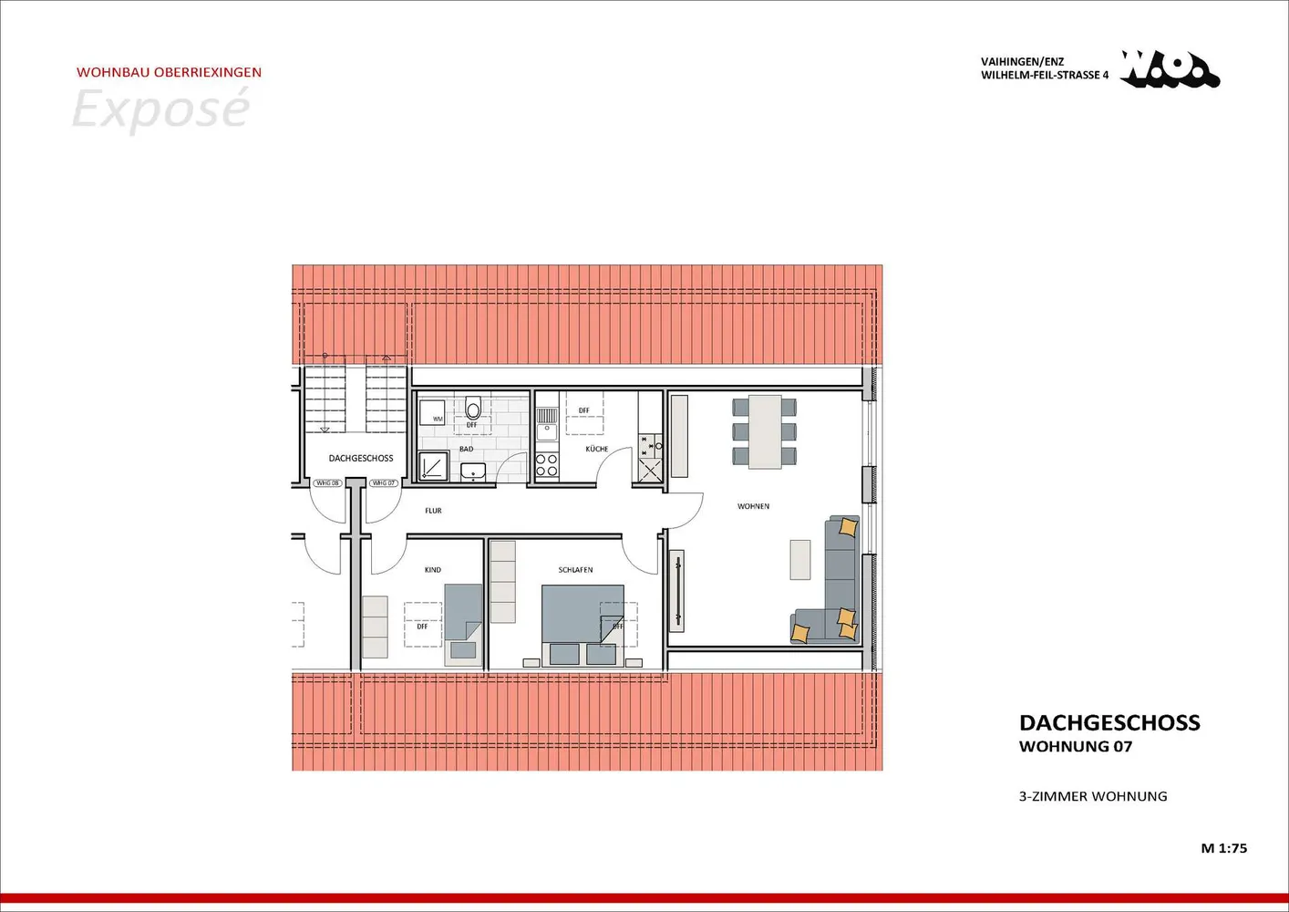 3 Zimmer Wohnung mit 63 m² in Vaihingen an der Enz – Bild 4