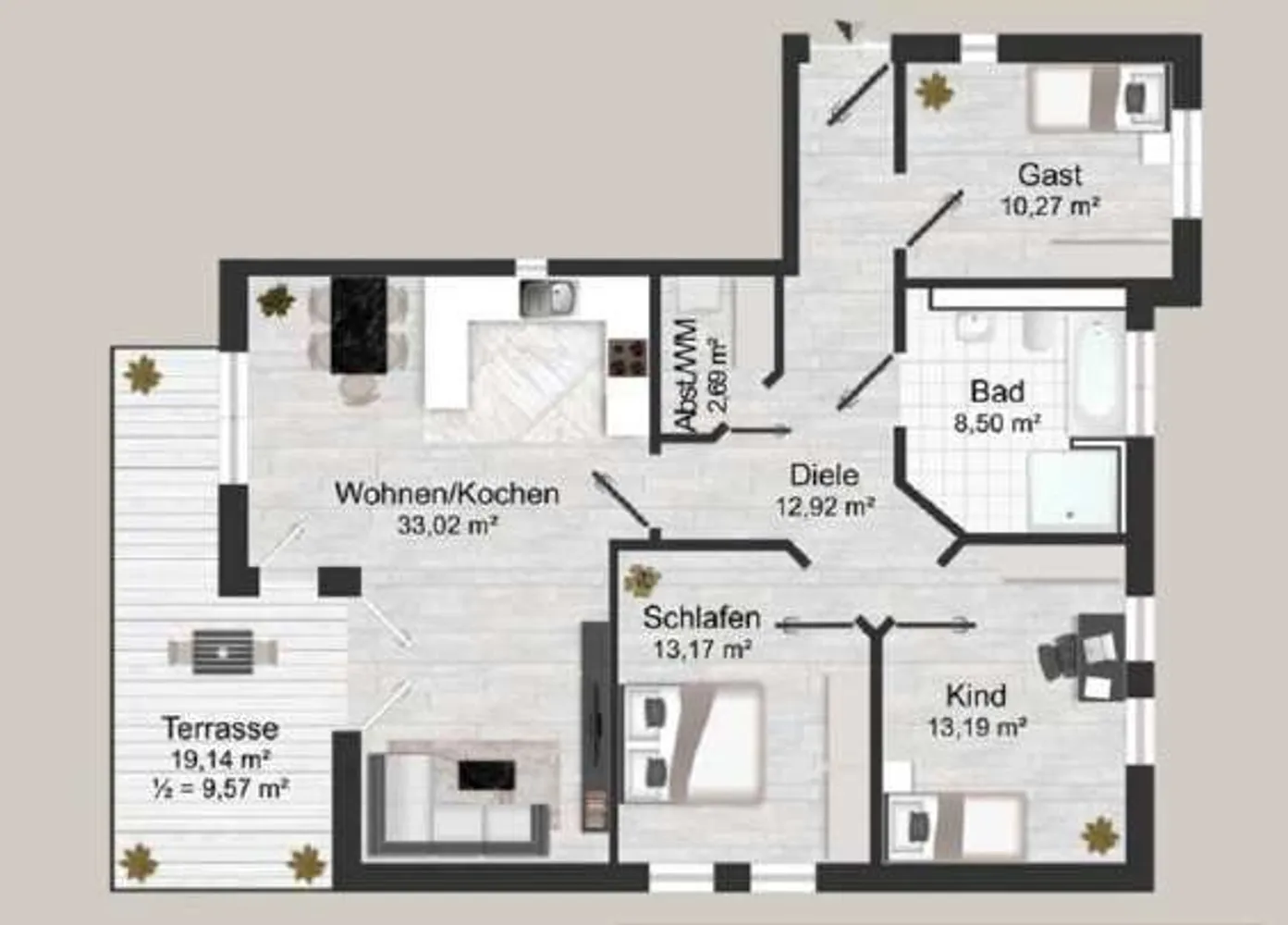 4 Zimmer Wohnung mit 103 m² in Delitzsch – Bild 7