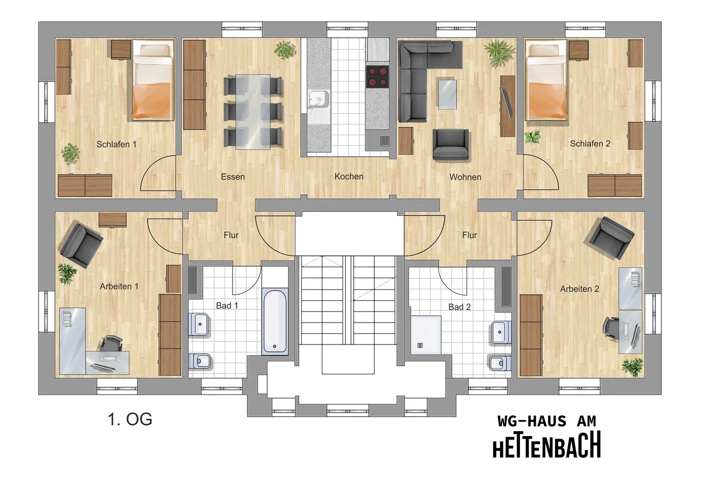 6 Zimmer Wohnung mit 103 m² in Augsburg – Bild 6