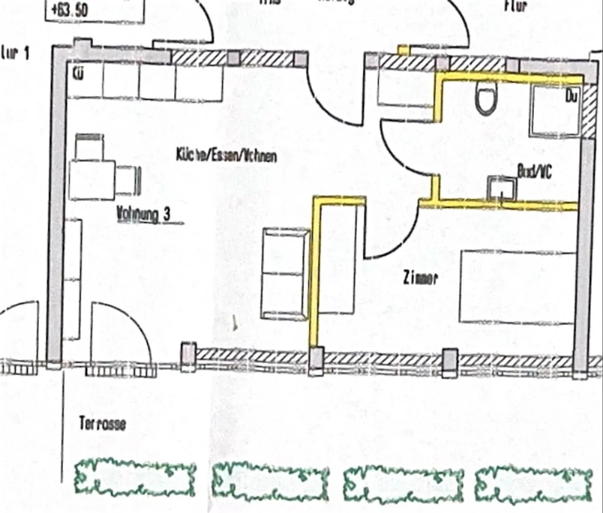 2 Zimmer Wohnung mit 45 m² in Münster – Bild 1