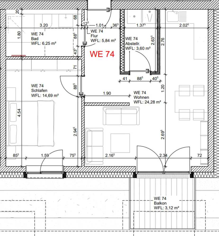 2 Zimmer Wohnung mit 58 m² in Osnabrück – Bild 10