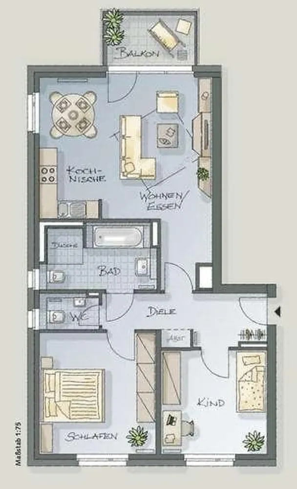 3 Zimmer Wohnung mit 82 m² in Gladbeck – Bild 8
