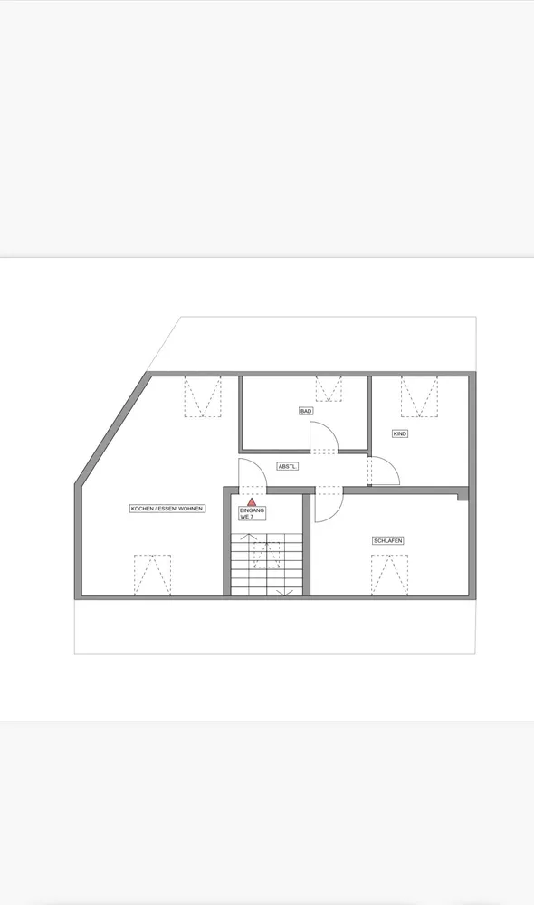 3 Zimmer Wohnung mit 60 m² in Bochum – Bild 2