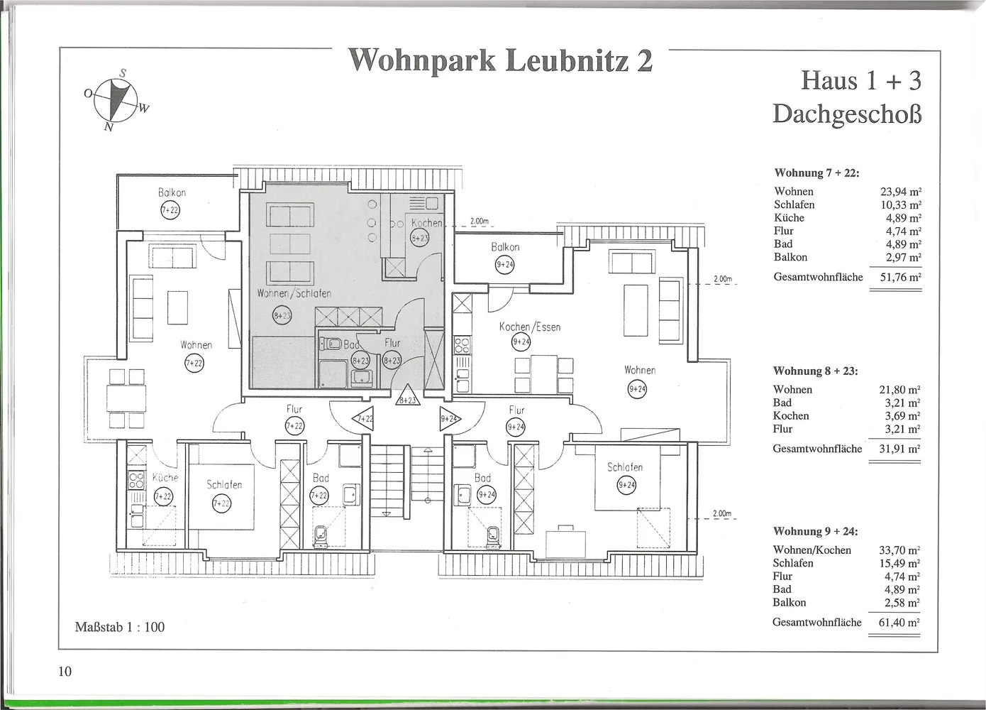 1 Zimmer Wohnung mit 35 m² in Werdau – Bild 5