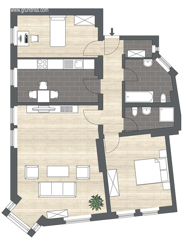 3 Zimmer Wohnung mit 96 m² in Magdeburg – Bild 8