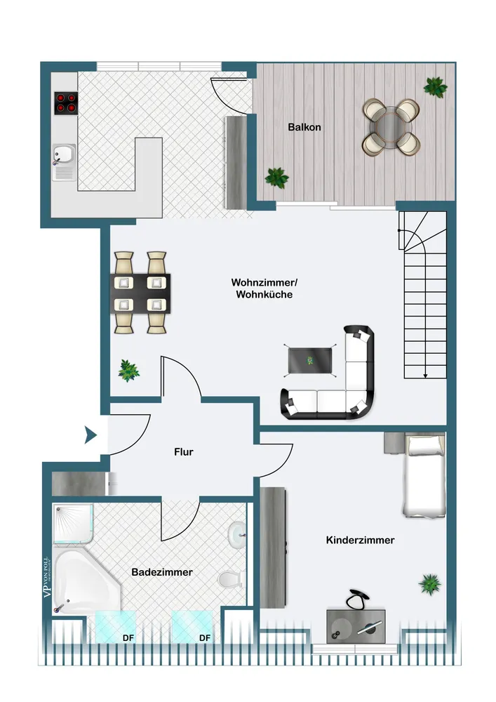 3 Zimmer Wohnung mit 89 m² in Pulheim – Bild 10