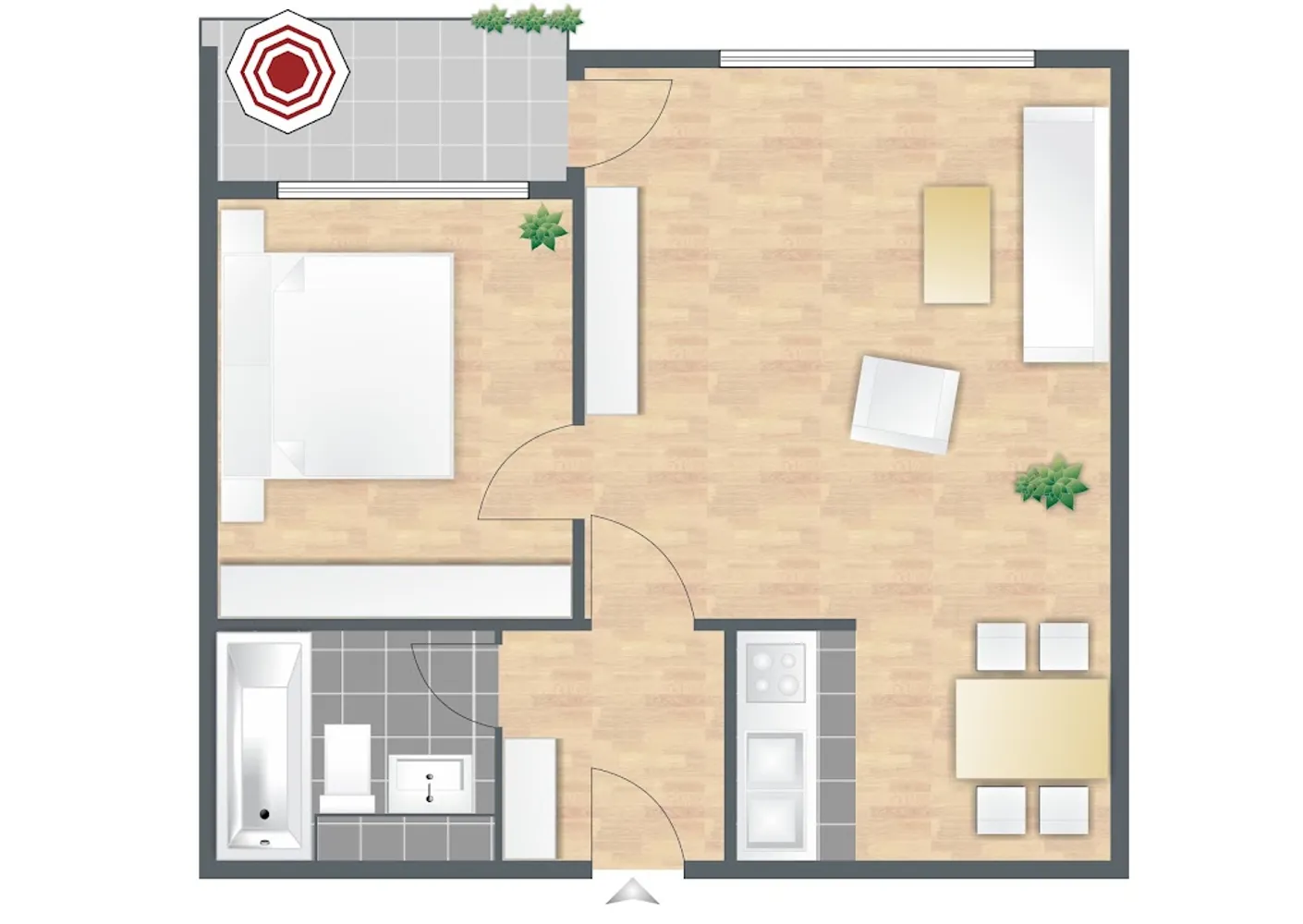 2 Zimmer Wohnung mit 40 m² in Hannover – Bild 9