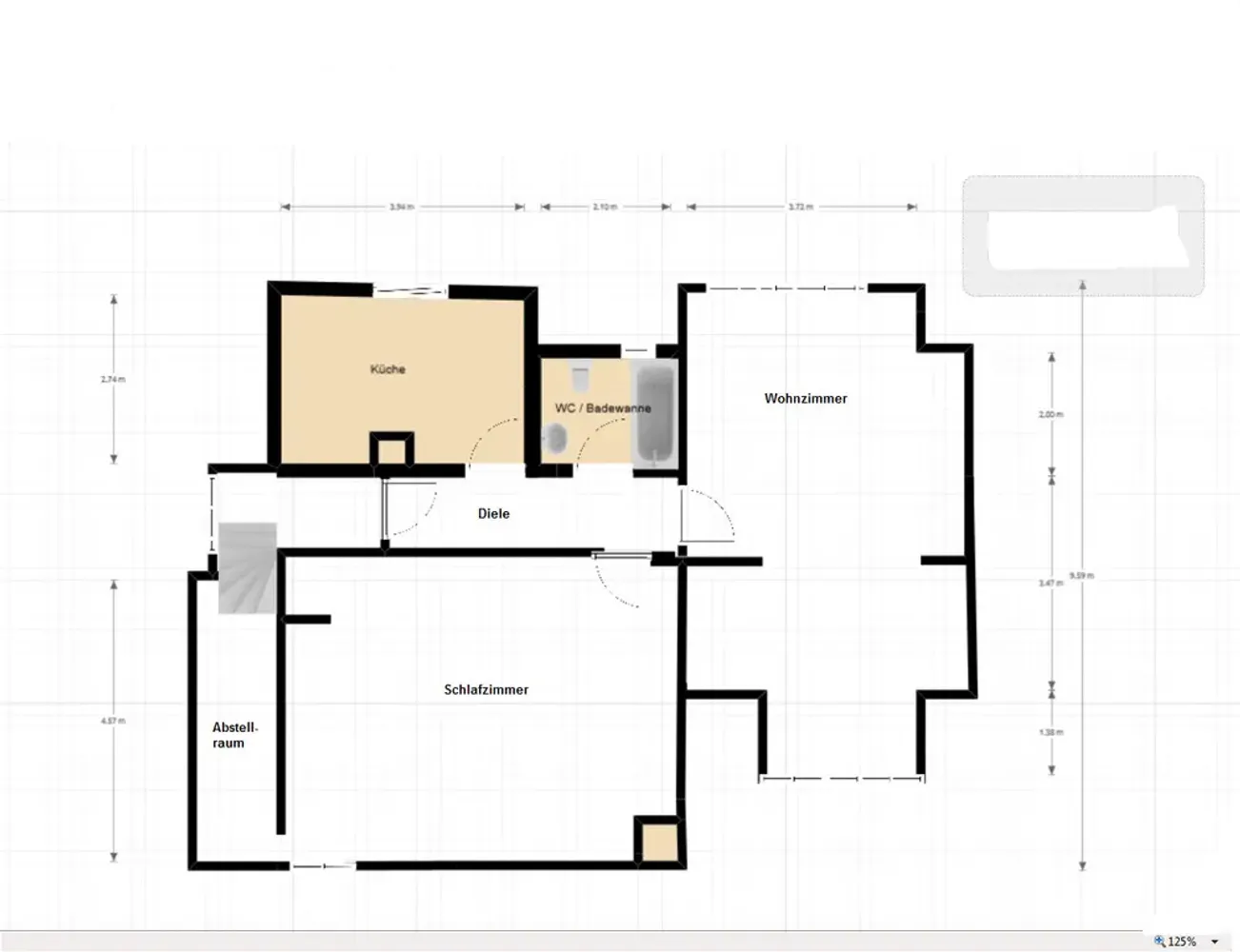 2 Zimmer Wohnung mit 70 m² in Wuppertal – Bild 1