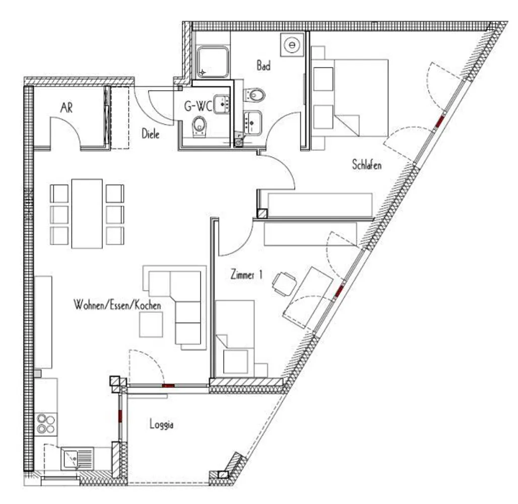 3 Zimmer Wohnung mit 82 m² in Trier – Bild 7