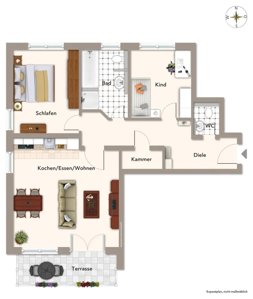 3 Zimmer Wohnung mit 84 m² in Offenbach am Main – Bild 9