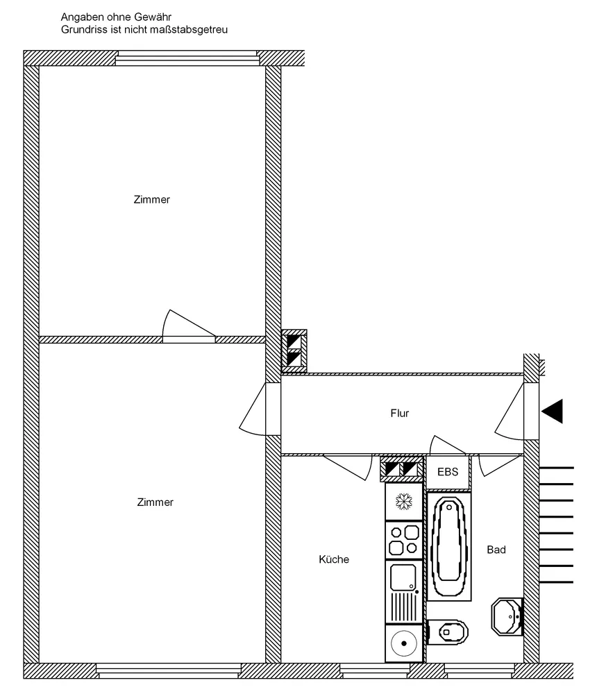 2 Zimmer Wohnung mit 48 m² in Frankfurt am Main – Bild 4