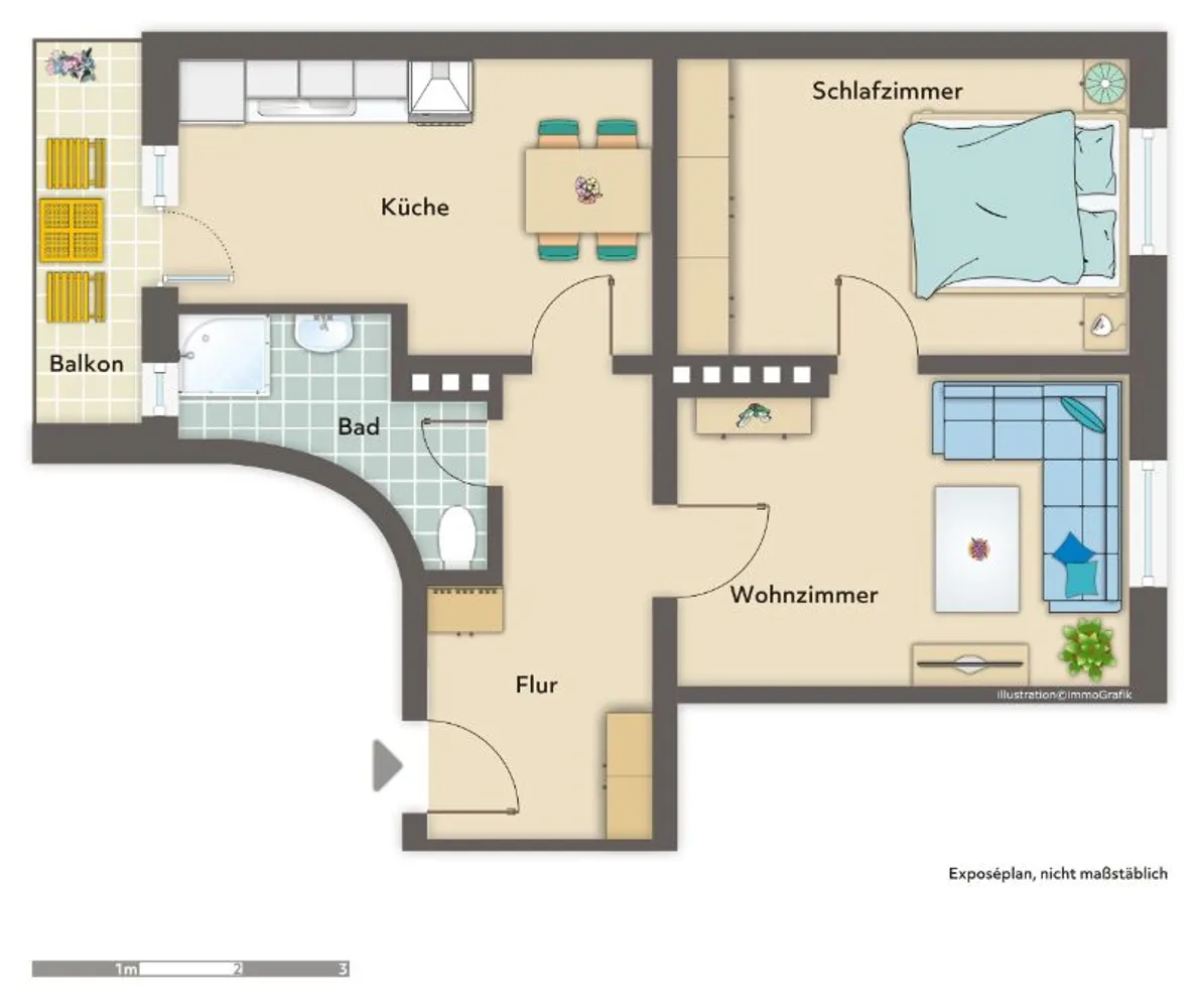 2 Zimmer Wohnung mit 49 m² in Bremerhaven – Bild 10
