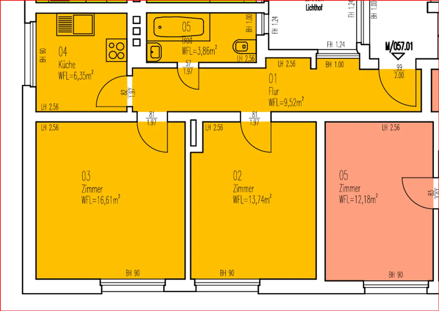 2 Zimmer Wohnung mit 50 m² in Wuppertal – Bild 10