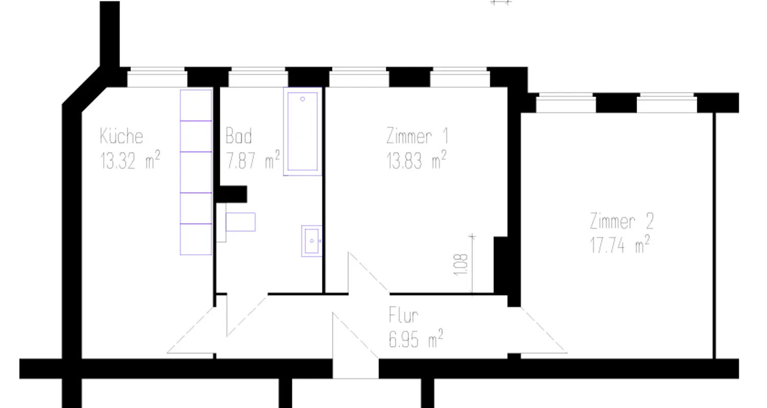 2 Zimmer Wohnung mit 60 m² in Berlin – Bild 12