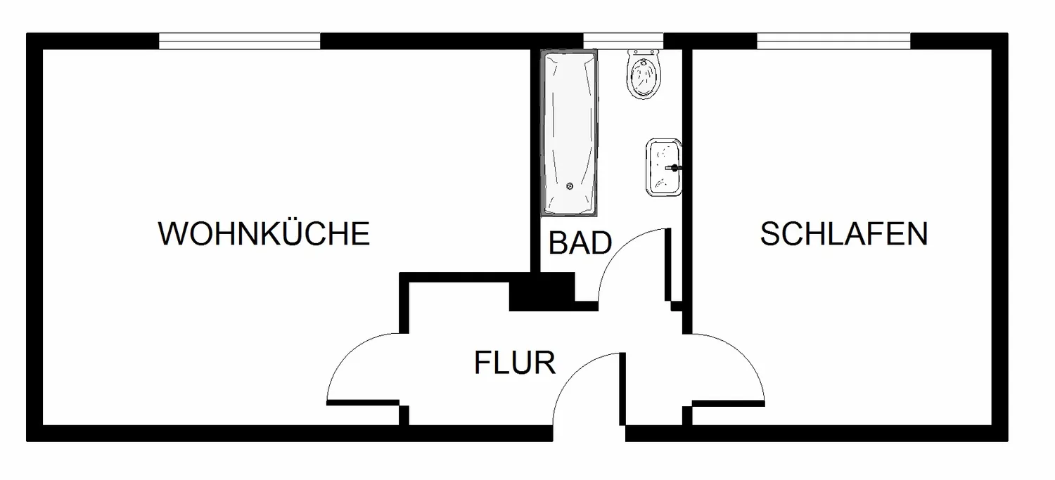2 Zimmer Wohnung mit 47 m² in Essen – Bild 2