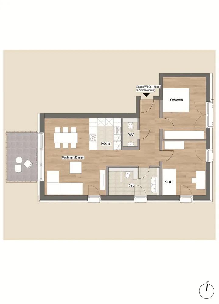 3 Zimmer Wohnung mit 78 m² in Bietigheim-Bissingen – Bild 7
