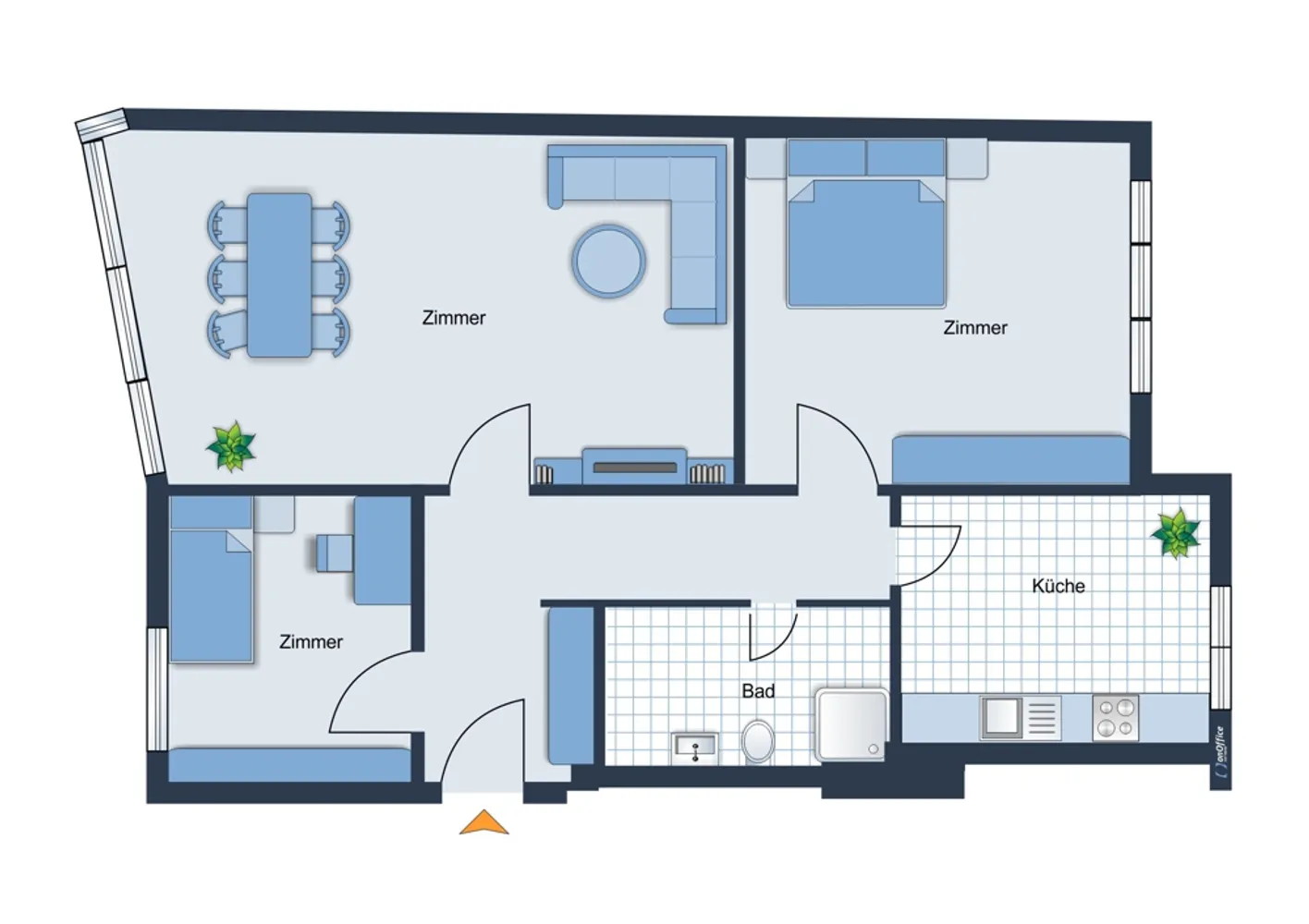 3 Zimmer Wohnung mit 73 m² in Hamburg – Bild 10