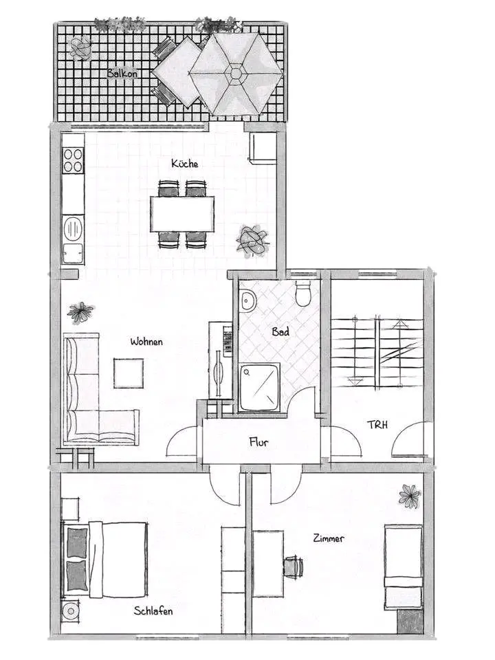 4 Zimmer Wohnung mit 76 m² in Gelsenkirchen – Bild 5