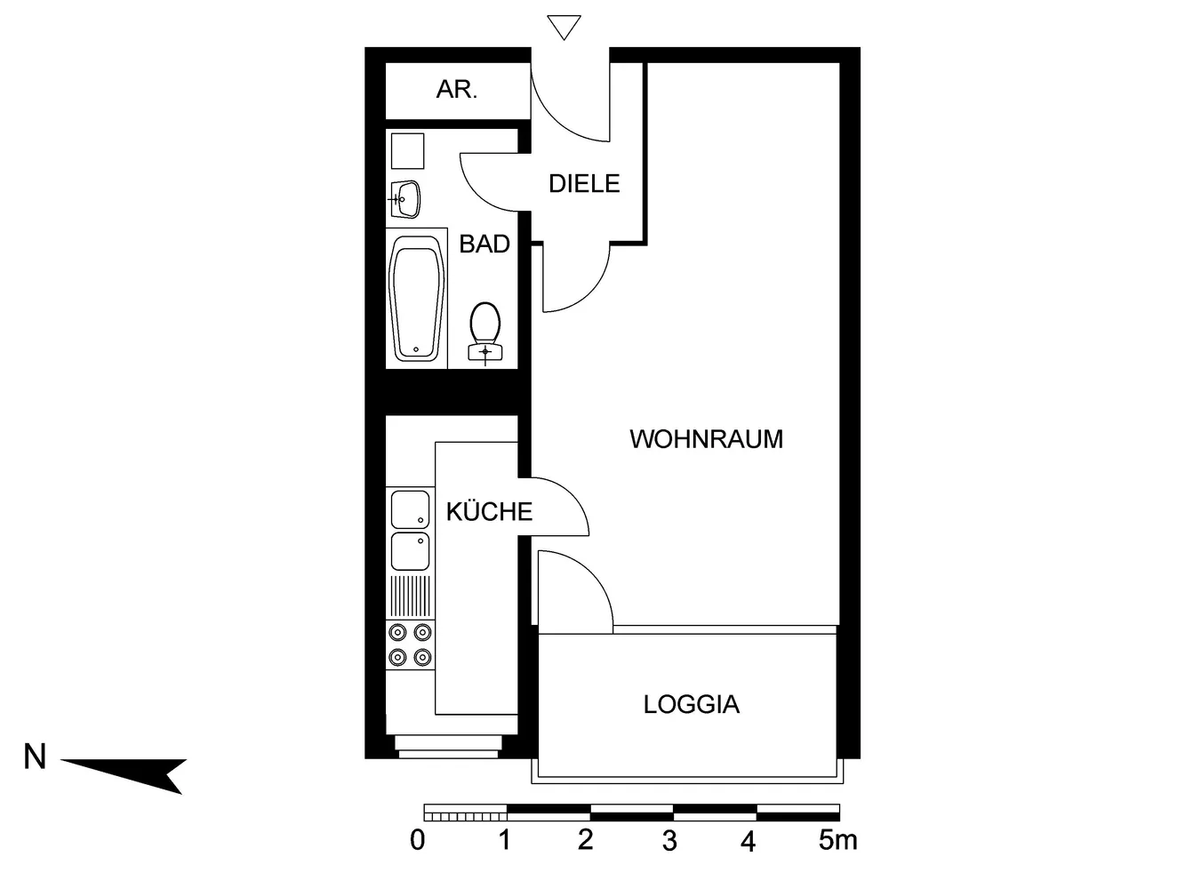 1 Zimmer Wohnung mit 40 m² in Berlin – Bild 5