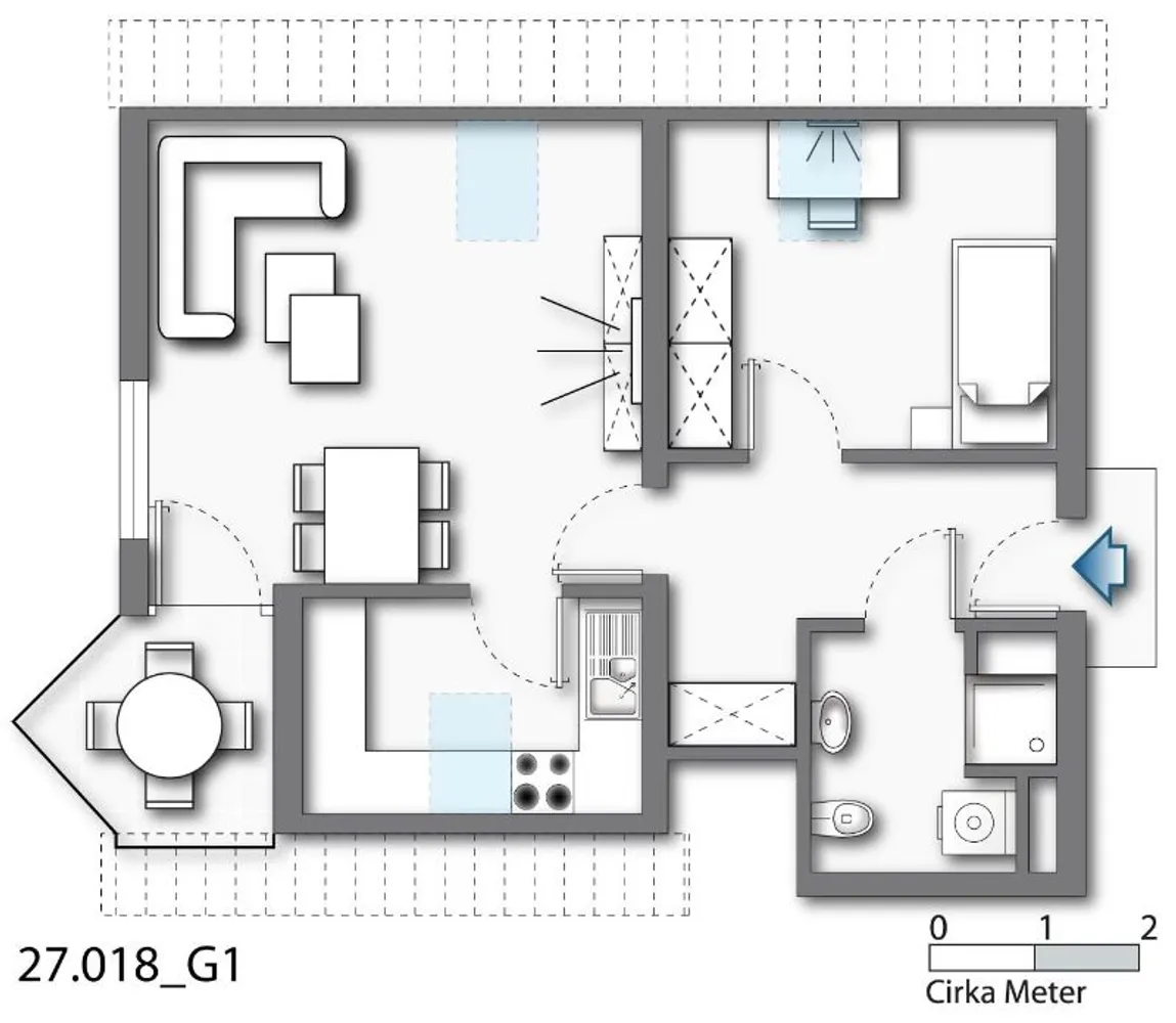 2 Zimmer Wohnung mit 48 m² in Bielefeld – Bild 7