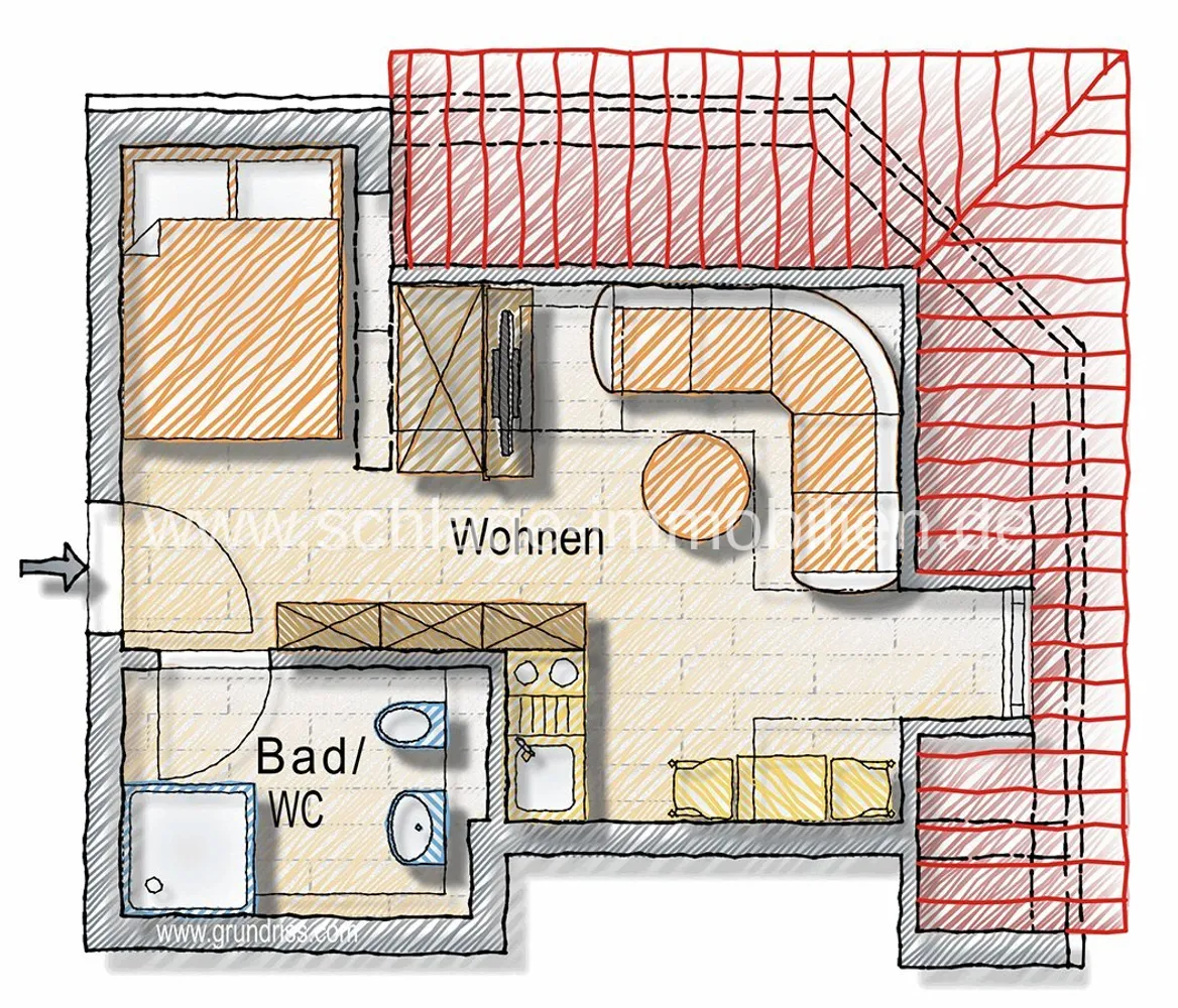 1 Zimmer Wohnung mit 20 m² in Dresden – Bild 11