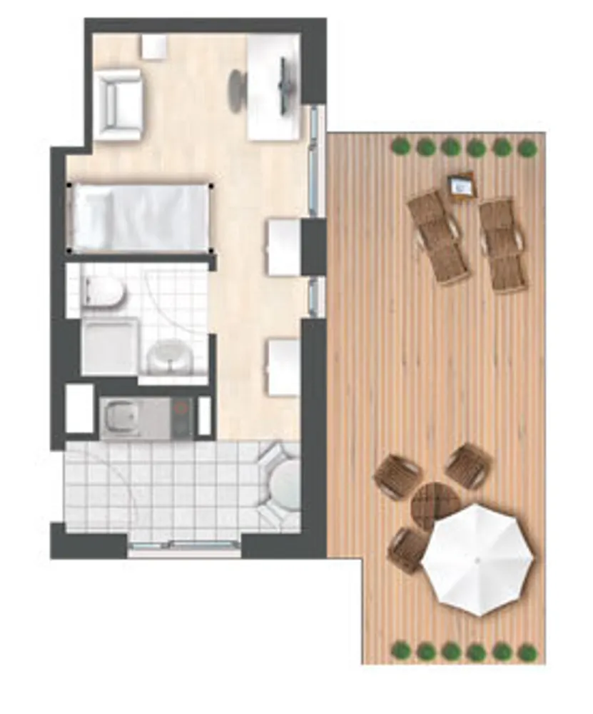 1 Zimmer Wohnung mit 32 m² in Regensburg – Bild 10
