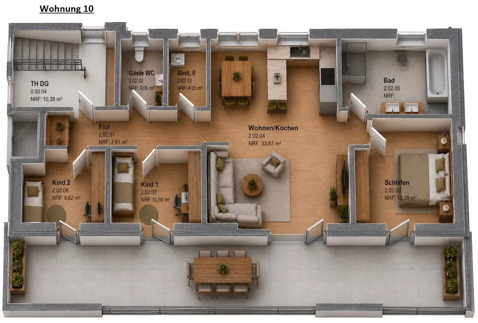 4 Zimmer Wohnung mit 112 m² in Neumünster – Bild 8