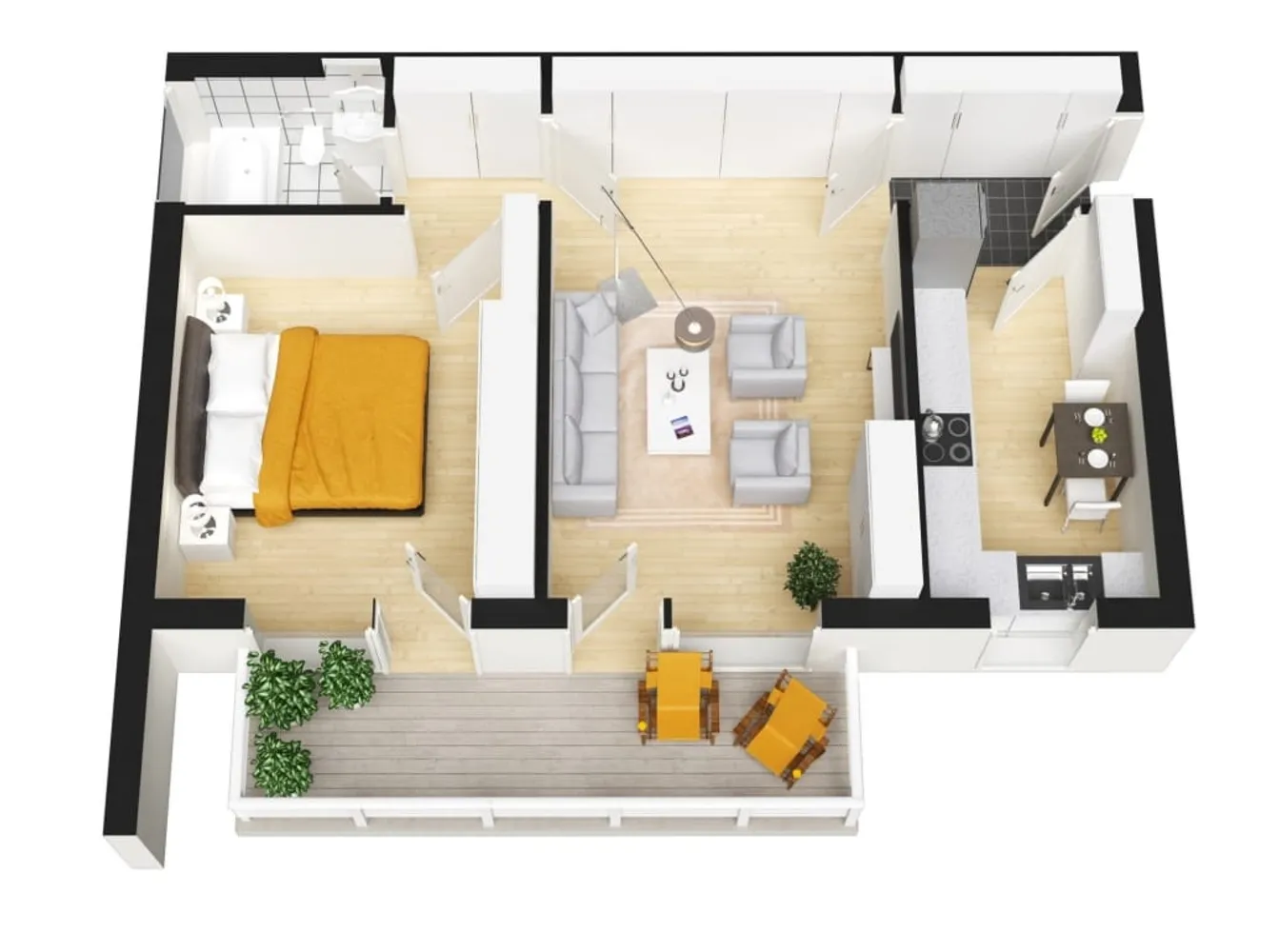2 Zimmer Wohnung mit 53 m² in Köln – Bild 10