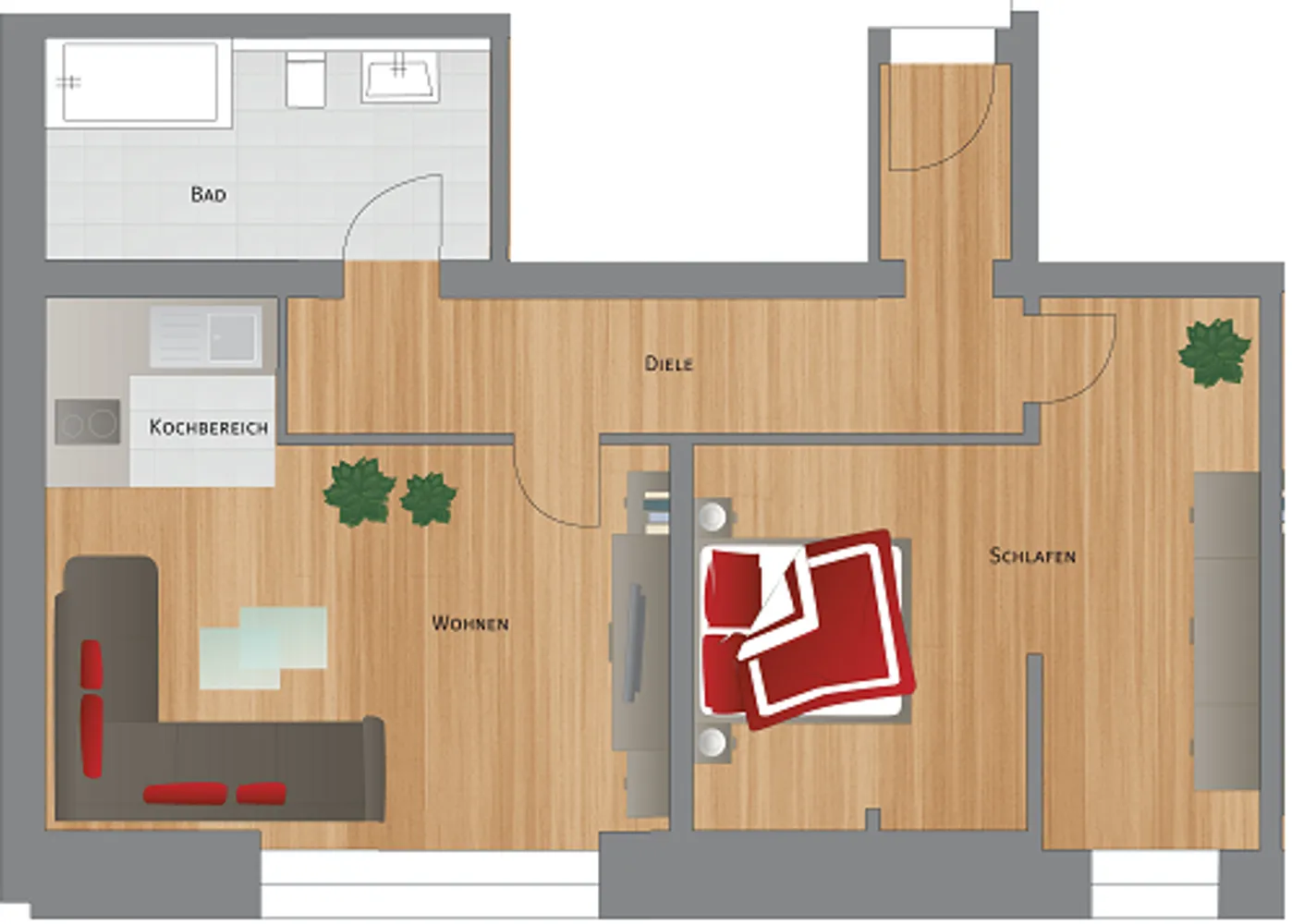 2 Zimmer Wohnung mit 65 m² in Leipzig – Bild 6