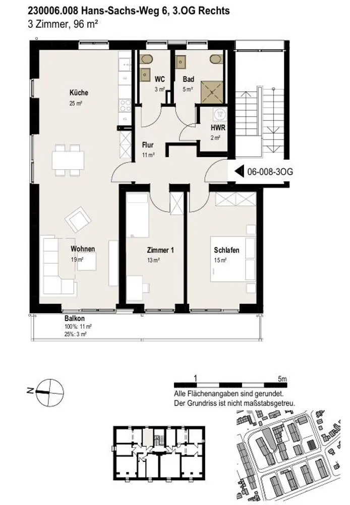 3 Zimmer Wohnung mit 96 m² in Hannover – Bild 10