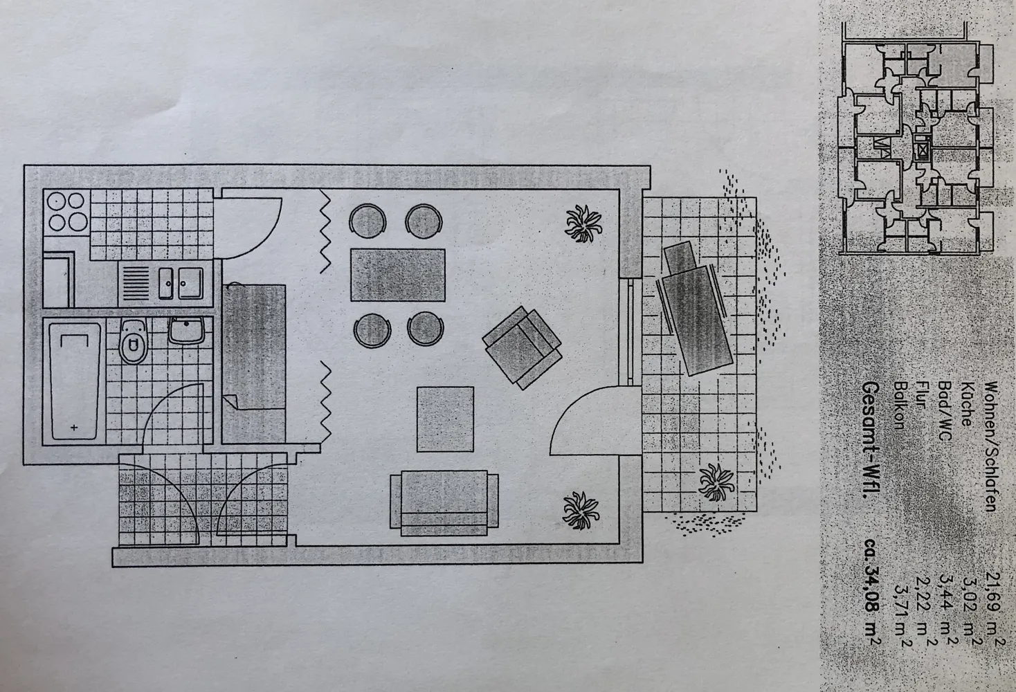 1 Zimmer Wohnung mit 34 m² in Karlsruhe – Bild 9