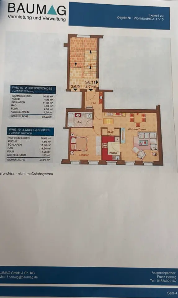 2 Zimmer Wohnung mit 54 m² in Dresden – Bild 4
