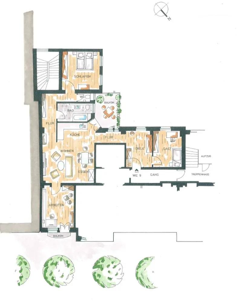 4 Zimmer Wohnung mit 121 m² in Wiesbaden – Bild 12