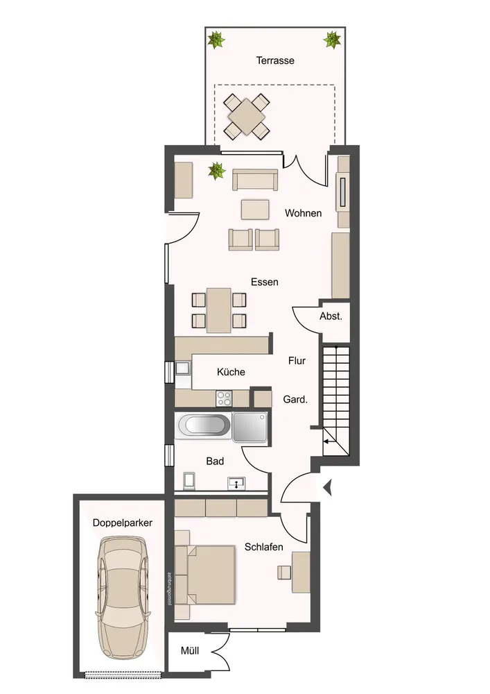 4 Zimmer Wohnung mit 148 m² in Münster – Bild 11