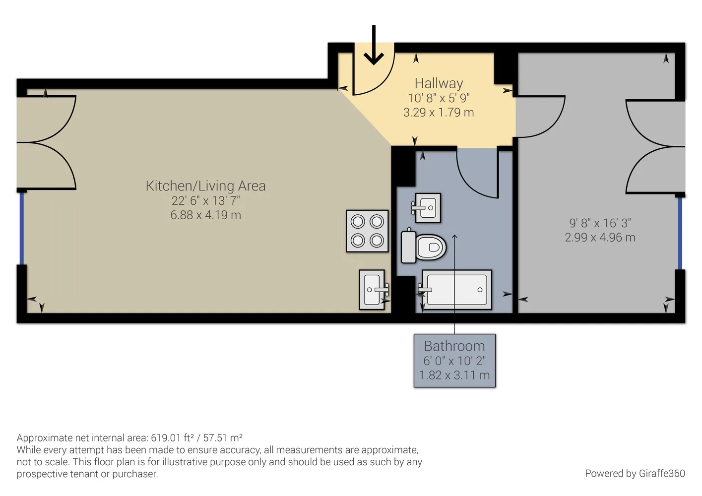 2 Zimmer Wohnung mit 60 m² in Berlin – Bild 6